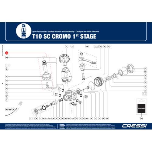 DIN Assembly for T10-SC