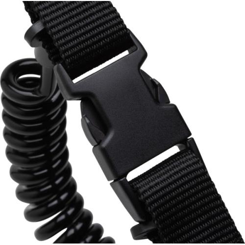 Coiled Lanyard with Split Ring and Snap