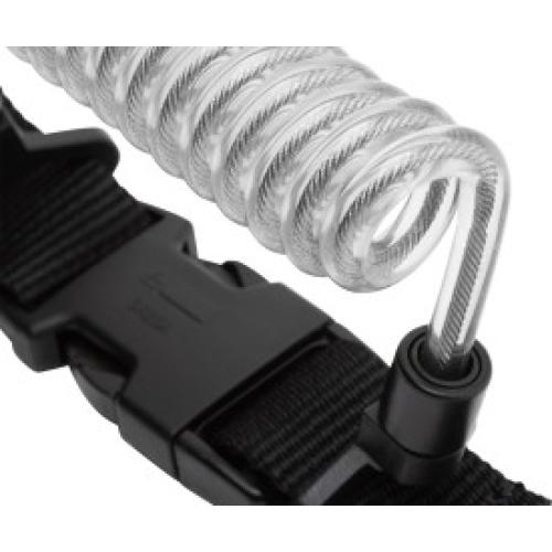 Coiled Lanyard with Clip Snaps