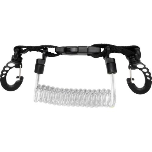 Coiled Lanyard with Clip Snaps