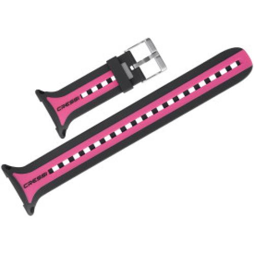 Watchband for Big-Screen Dive Computer (black/pink) [original Leonardo]