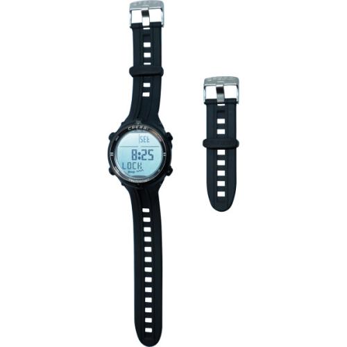 Strap Extender for Watch-Style Dive Computer (black/black)