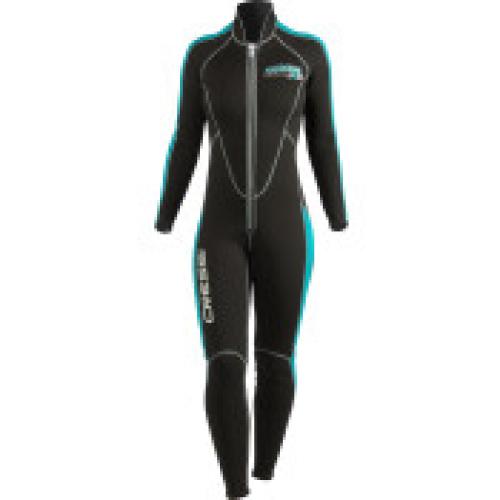 Lido Long 2mm Lady (black/aquamarine) [M]