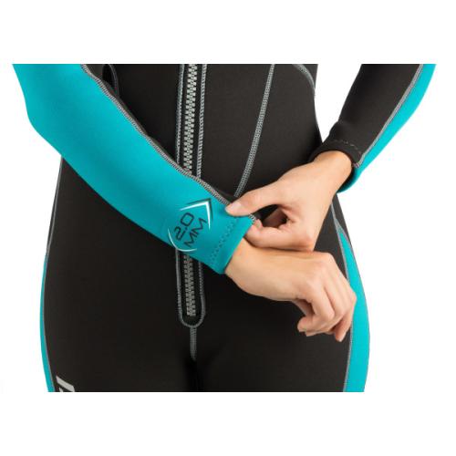 Lido Long 2mm Lady (black/aquamarine) [XL]