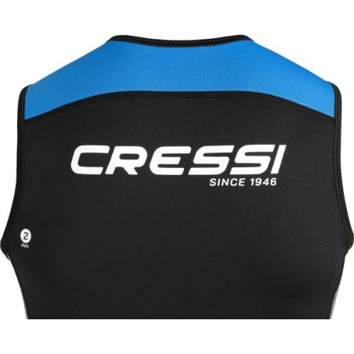 Guardian 2mm Man Neoprene Vest w/ Zip (black/blue) [L]