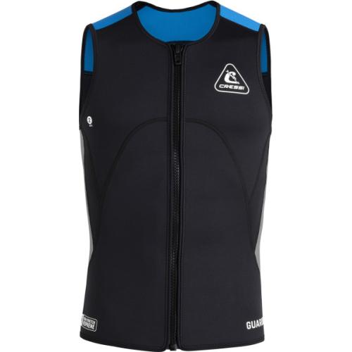 Guardian 2mm Man Neoprene Vest w/ Zip (black/blue) [L]