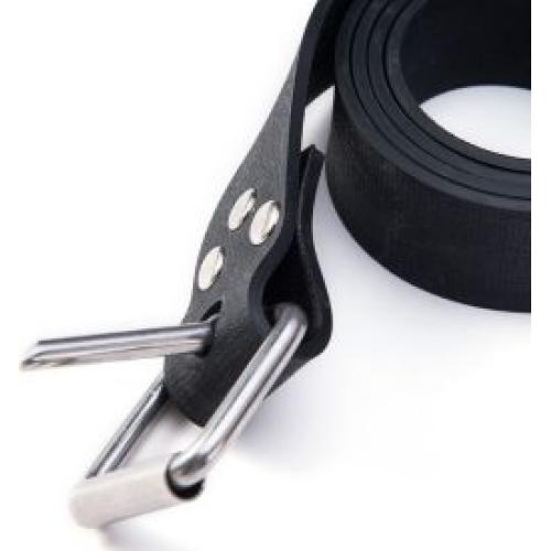 Premium Marseillaise Rubber Belt (black)