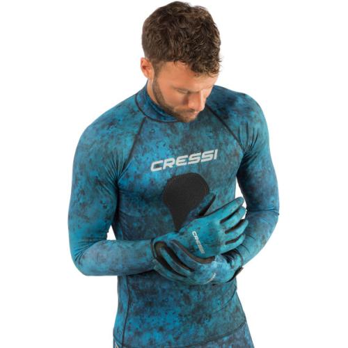 Hunter Gloves 2 mm (blue camo) [L]