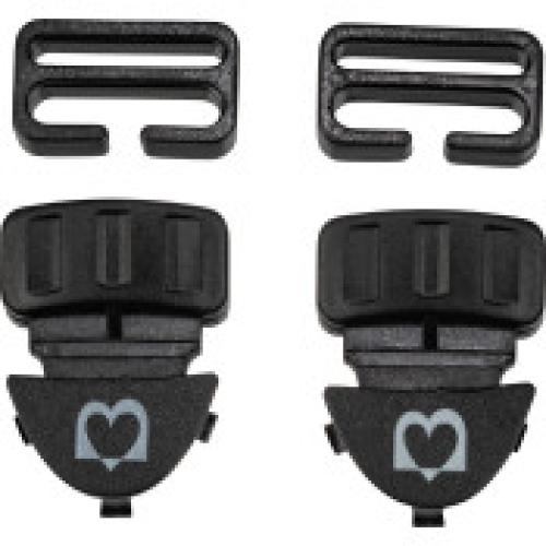 Buckles for Samurai - (purple/black)