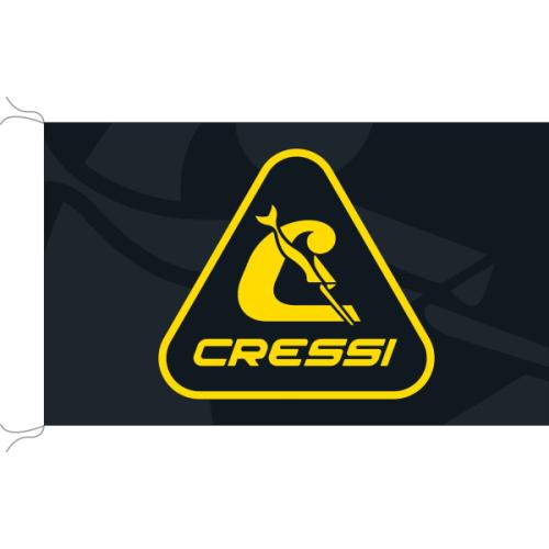 Rectangle Flag (black/yellow) [150 x 90 cm]