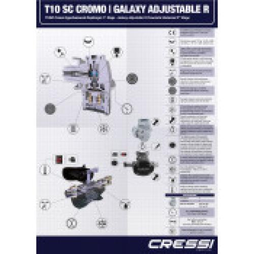 Technical Drawing Poster of T10-SC/Master Cromo