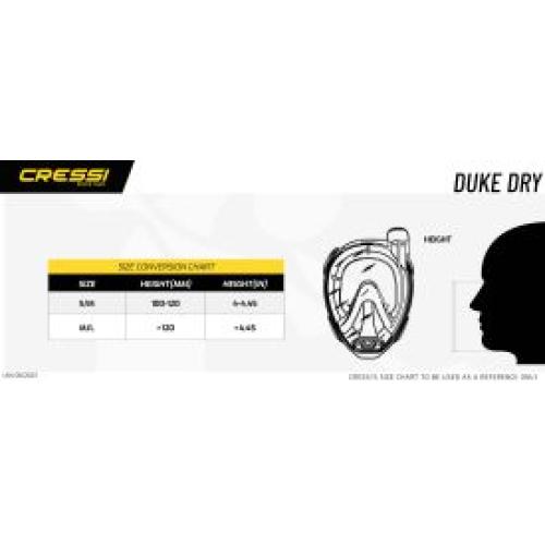 Duke Dry (clear/translucent aquamarine) [M/L]