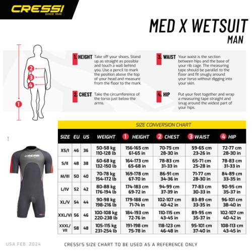 Med X 2.5mm Man (black/red) [XL]