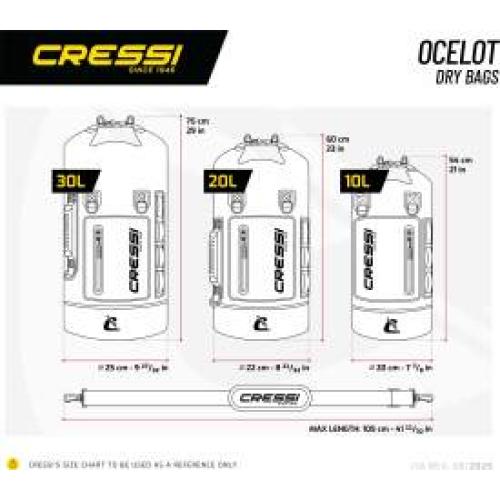 Ocelot Dry Bag (black/yellow) [10 l]