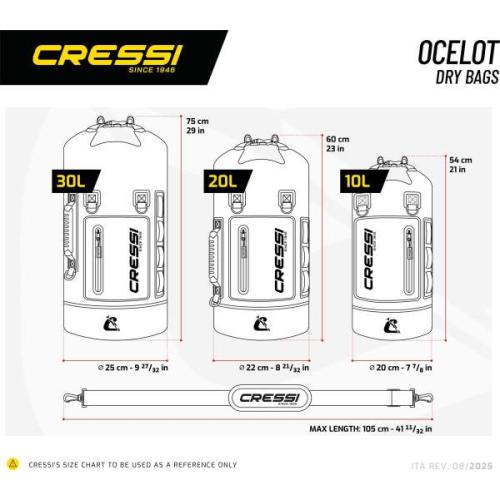 Ocelot Dry Bag (black/yellow) [20 l]
