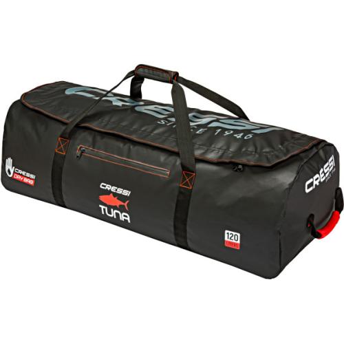 Tuna Dry Wheeled Bag (black/red)