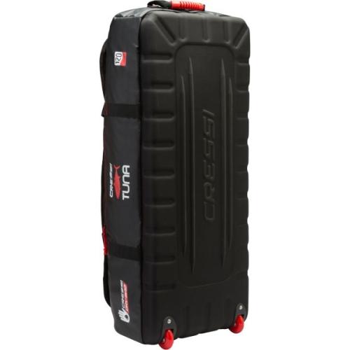 Tuna Dry Wheeled Bag (black/red)