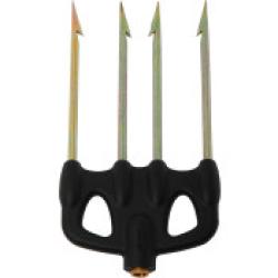 3-Prong Tempered Steel Spearhead