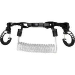 Coiled Lanyard with Split Ring and Snap
