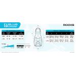 ROCKS FINS - BLUE/WHITE [S/M]