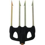 4-Prong Tempered Steel Spearhead