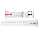 Watchband for Watch-style Dive Computer (white/white/pink) [Original Goa]