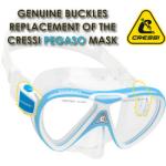 Buckles for Pegaso (yellow/blue)