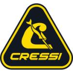 Cressi Triangle Sticker (black/yellow) [10 x 9 cm]