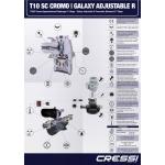 Technical Drawing Poster of T10-SC Cromo/Galaxy-R regulator