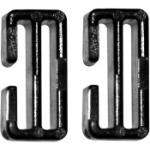 Strap Loops Small for Mask (clear)