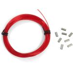 Multifilament Ø1.6mm 200lb w/ 8 Crimps (red) [25 ft]