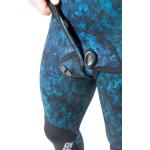 Tokugawa 2-pcs Nylon w/Hood 2mm Man (blue camo) [M]