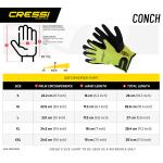 Conch Dyfiber Gloves (lime) [L]