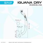 Iguana Dry (ice cyan/blue navy)