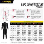 Lido Long 2mm Man (black/blue) [XS]