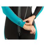 Lido Long 2mm Lady (black/aquamarine) [L]