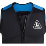 Guardian 2mm Man Neoprene Vest w/ Zip (black/blue) [L]
