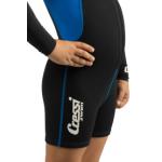 Kids Swimsuit Long Sleeve (black/blue) [S]