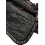 Tuna Dry Wheeled Bag (black/red)