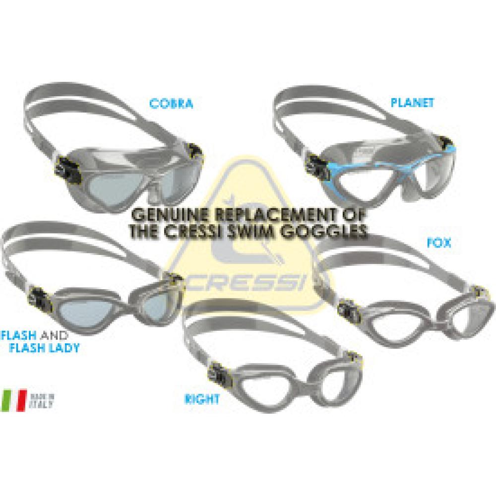 Buckles for Swim Goggles (black)