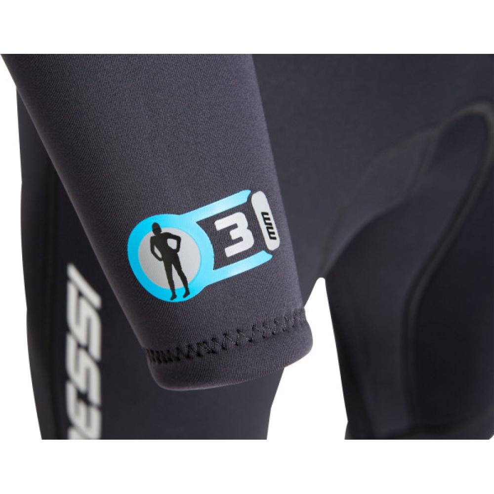 Morea 3mm Lady (black/aquamarine) [L]