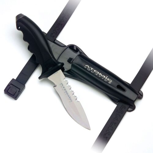 Atomic Aquatics Ti6 Titanium Dive Knife Sharp Tip