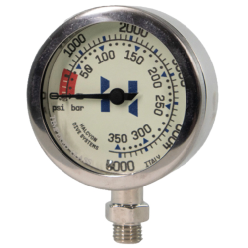 Halcyon Master (DUAL) Diver Pressure Gauge