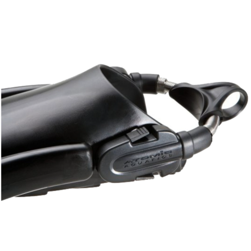 Atomic Aquatic HEC Smoke Split Fin w/ Spring Strap