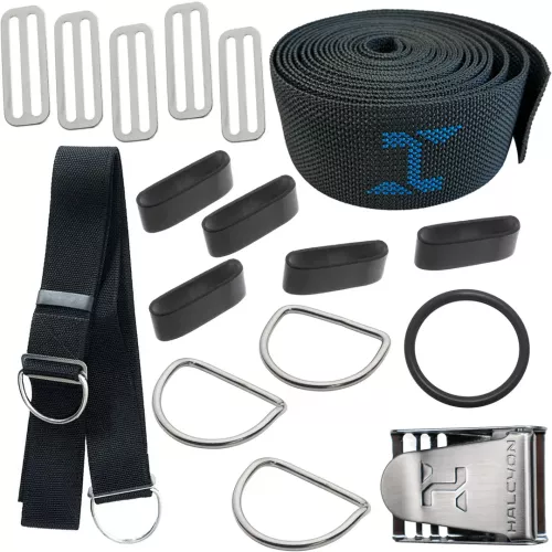 Halcyon Secure Harness Webbing Kit with Stainless Steel Hardware
