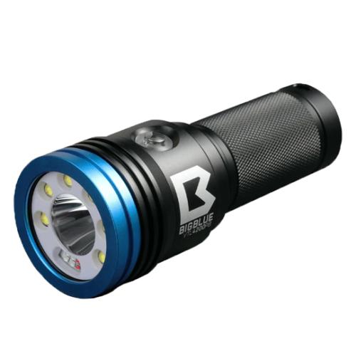 Bigblue VTL4200PB 4200-Lumen Dual Beam Light (Wide / Narrow w/ Blue & Red)