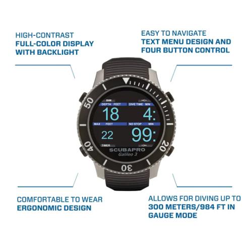 Scubapro Galileo 3 (G3) Wrist Dive Computer