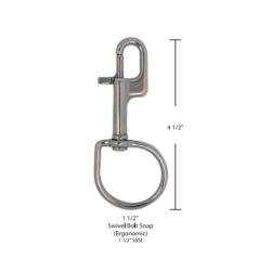 High-Quality Marine-Grade Stainless Steel Bolt Snaps 1 1/2? X 4 1/4