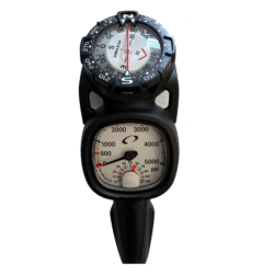 Oceanic Maxview Pressure Imperial Gauge/Compass Combo 36 In