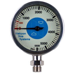 Halcyon Master Diver Pressure Gauge
